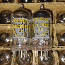 2 x TESLA ECC803S 12AX7 TUBES